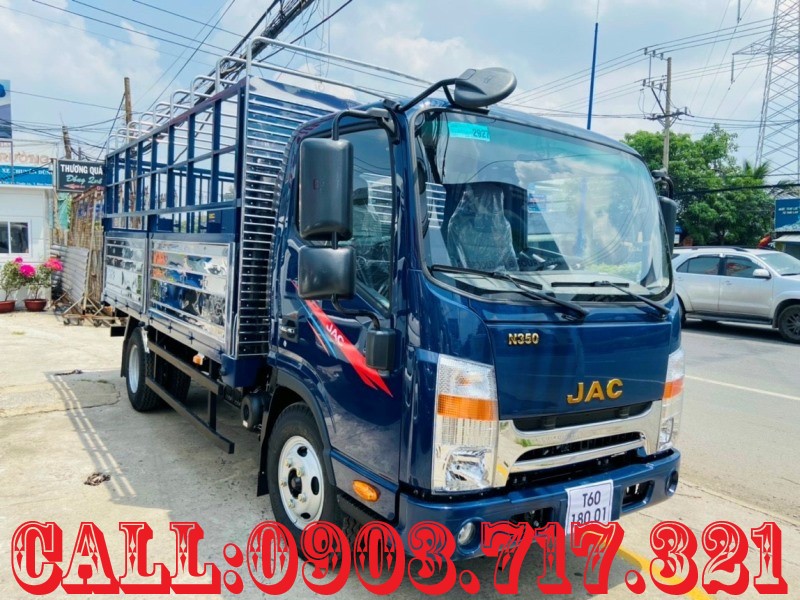 2022 - Bán xe tải Jac N350 2022 giá tốt bảo hành 5 năm động cơ Mỹ 