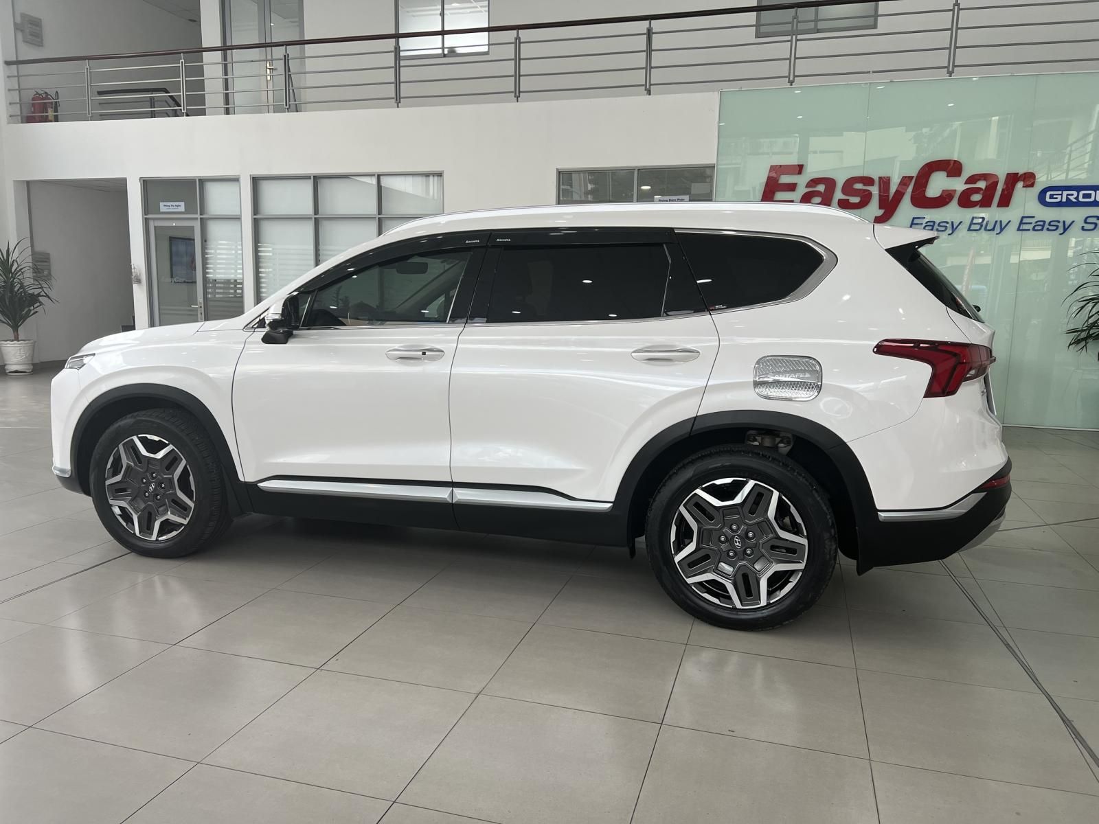 Hyundai Santa Fe 2021 - Xe màu trắng, bảo hành chính hãng 04 năm