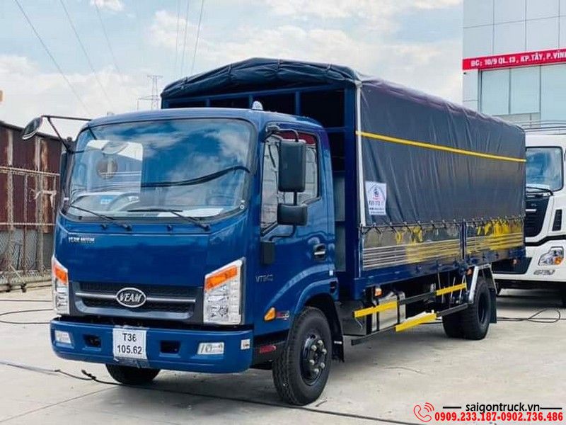 Xe tải 2,5 tấn - dưới 5 tấn 2022 - Giá xe tải veam 3t5 thùng 6m bao nhiêu, giá trả góp thế nào 