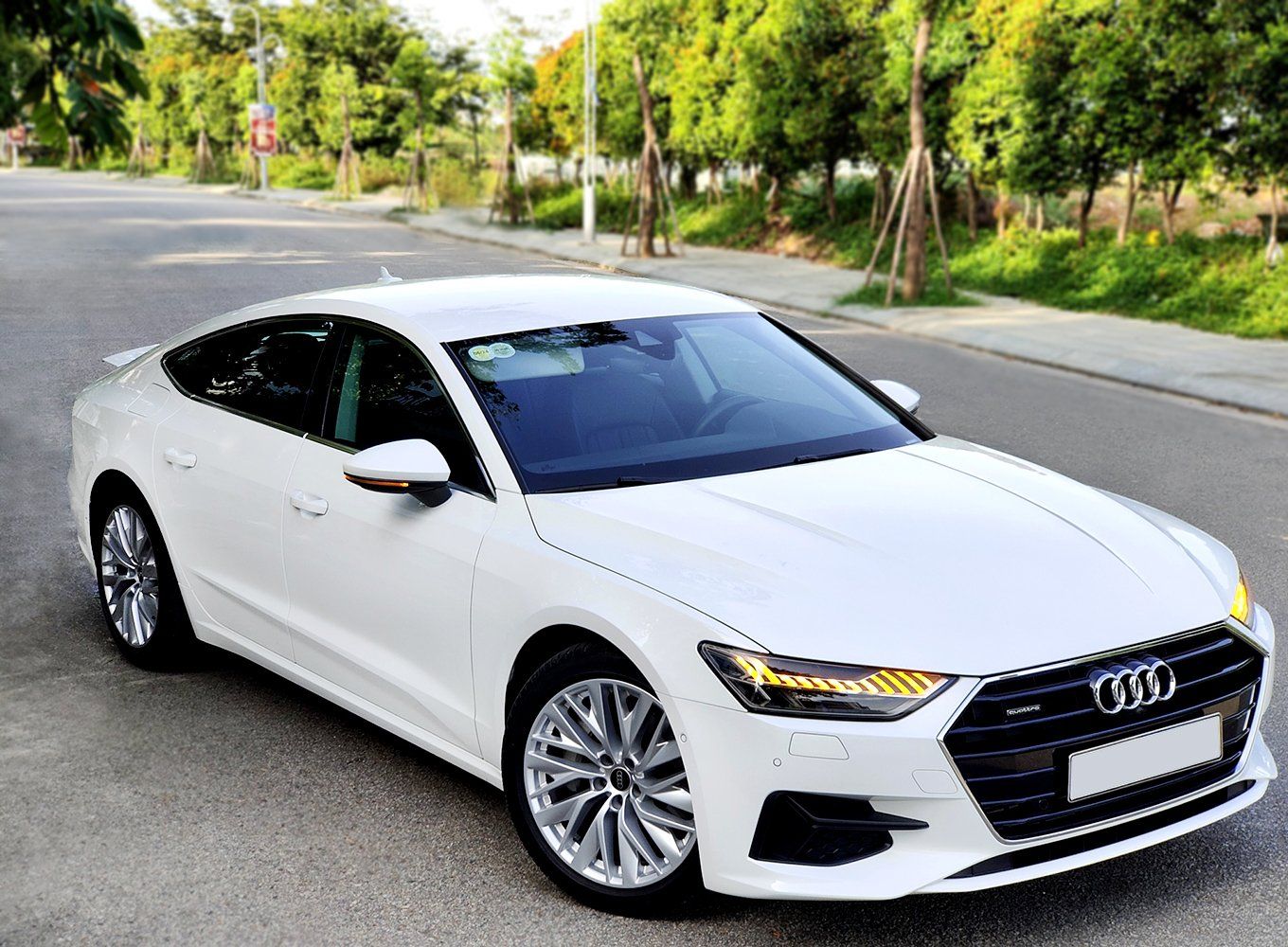 Audi A7 2021 - Model 2022 màu trắng siêu lướt