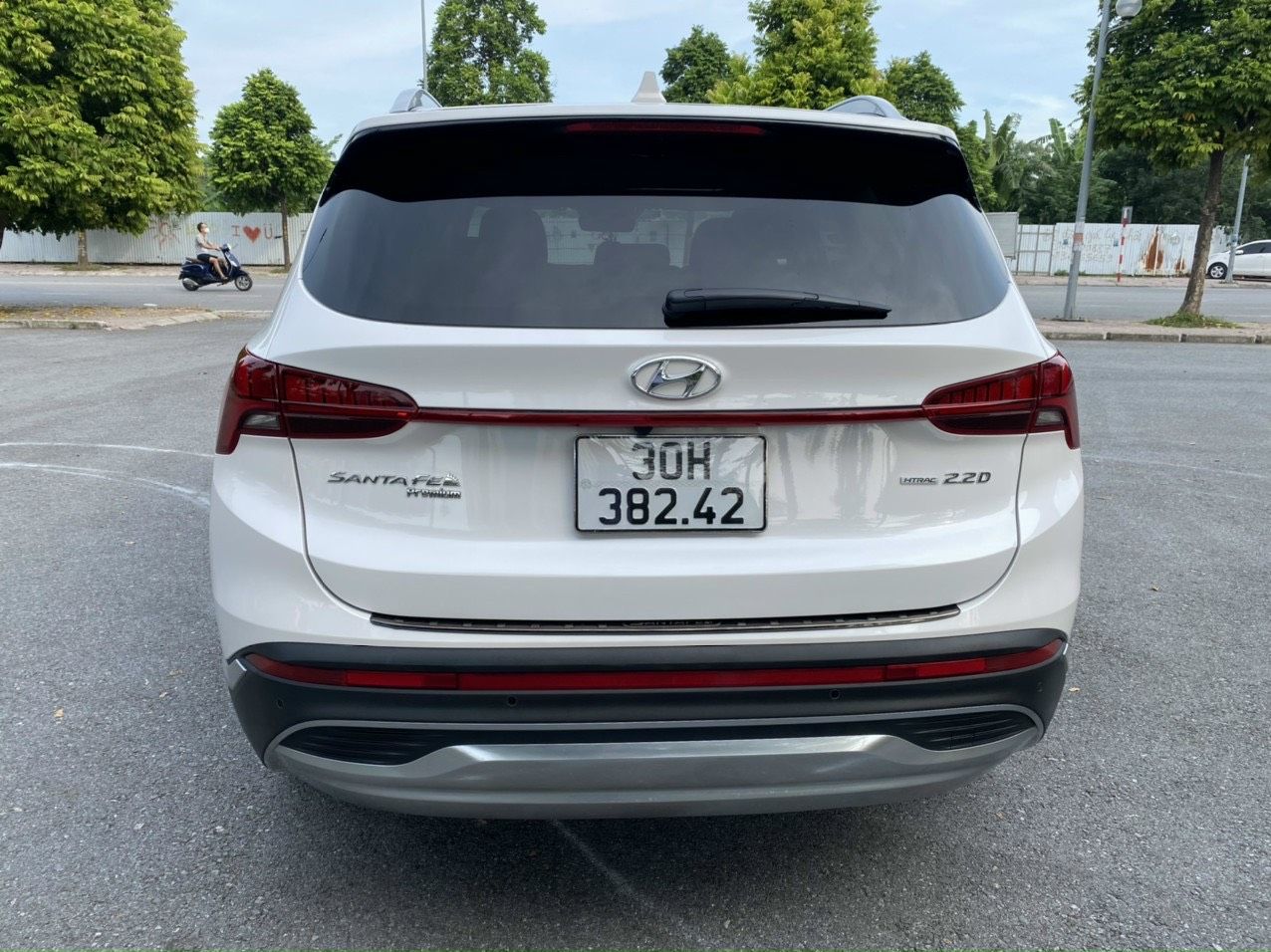 Hyundai Santa Fe 2021 - Màu trắng