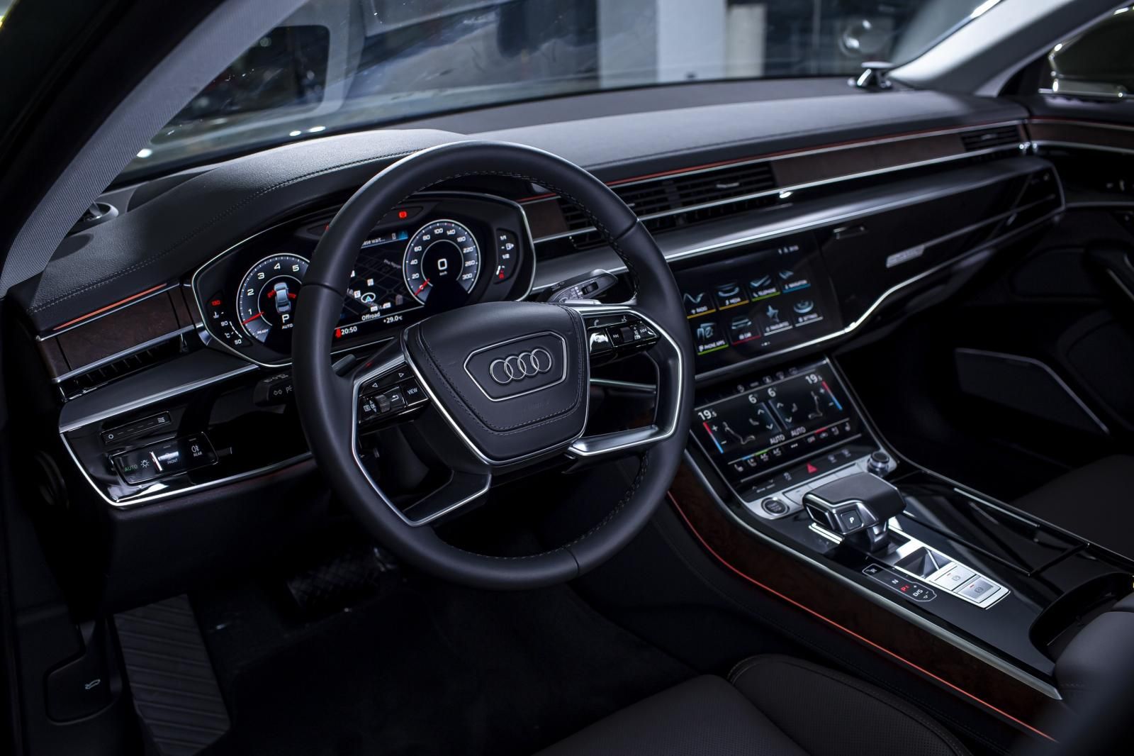 Audi A8 2022 - Siêu phẩm của năm, sang trọng với phối màu xanh rêu cực đẹp - Ưu đãi hấp dẫn