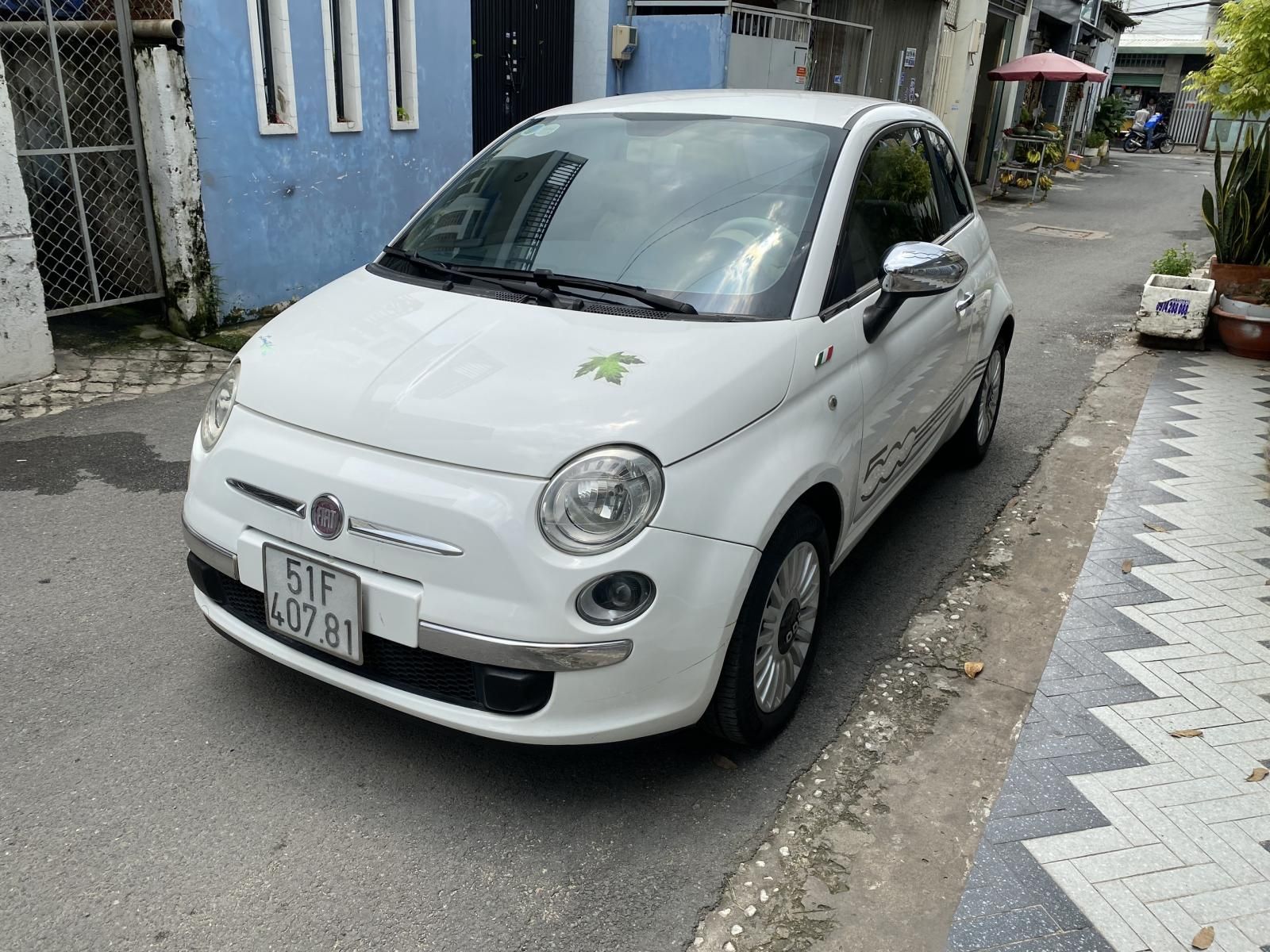 Fiat 500 2010 - Bán xe số tự động, màu trắng, nhập khẩu từ Italia