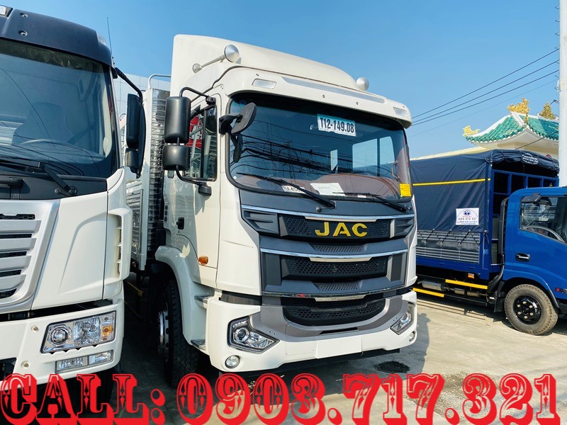 Xe tải 5 tấn - dưới 10 tấn 2022 - Bán xe tải Jac 9 Tấn nhập khẩu thùng dài 8m3 có xe sẵn giao ngay giá tốt.