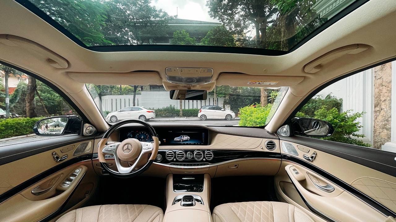 Mercedes-Benz S450 2019 - Màu trắng, nội thất kem