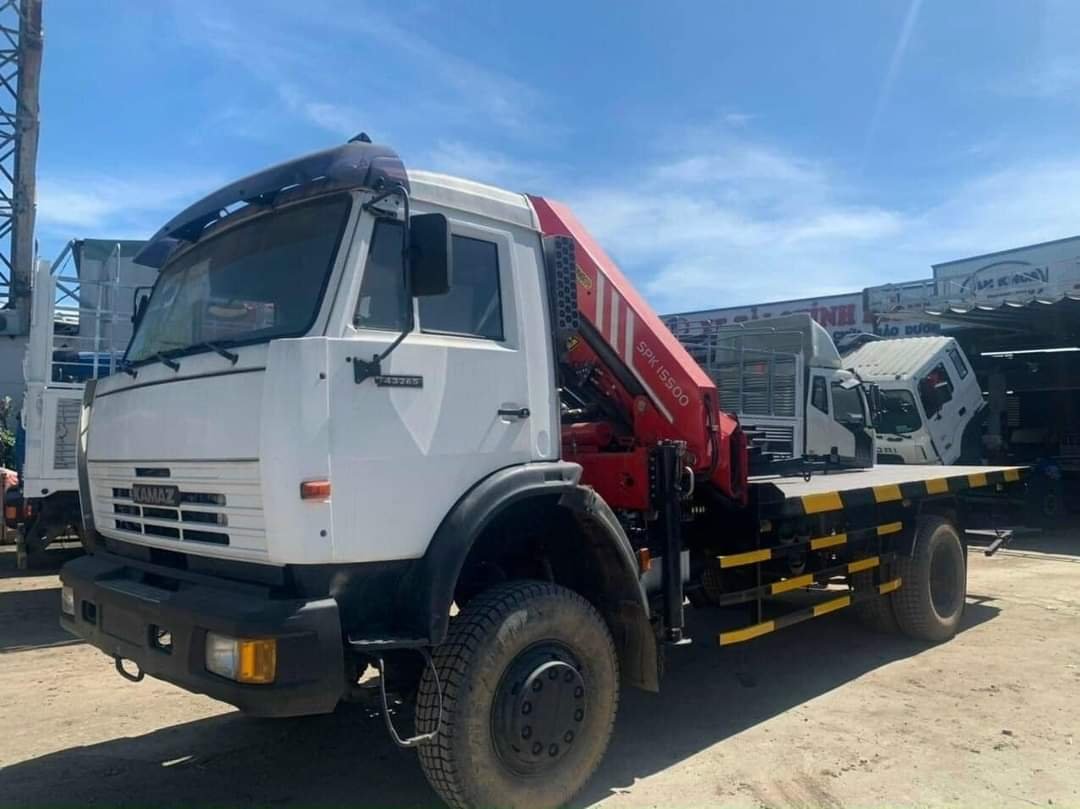 Kamaz 2022 - Cẩu 3 chức năng - Sẵn xe giao ngay