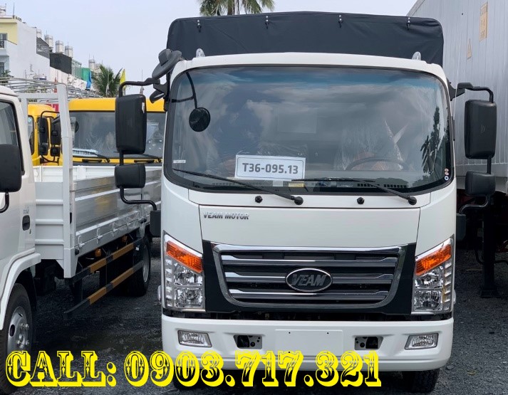 Xe tải 2,5 tấn - dưới 5 tấn 2022 - Bán xe tải VEAM VPT350 thùng bạt dài 4m88 động cơ Isuzu