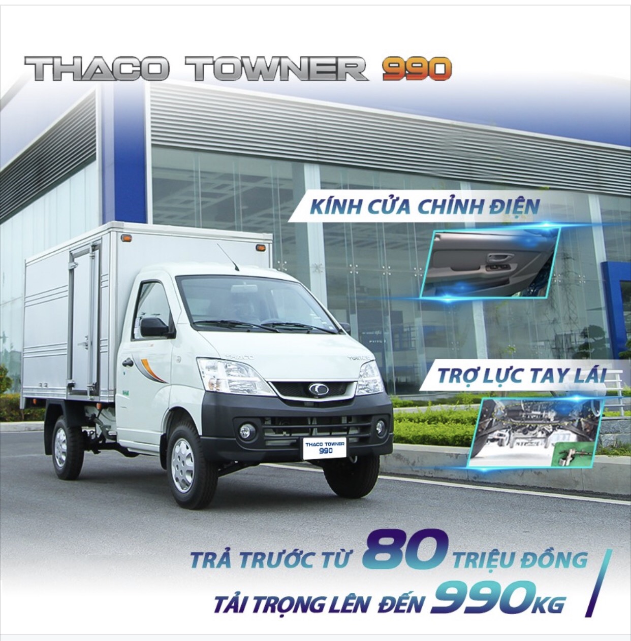 Thaco TOWNER Thaco Towner 2022 - Cần bán Thaco TOWNER Thaco Towner đời 2022, màu trắng, 240tr