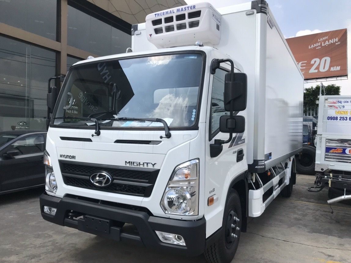 Hyundai Mighty 2022 - Full đáng đầu tư nhất phân khúc tải trung, xe tải 7.3 tấn - Thùng mui bạt, thùng dài lọt lòng 5m7