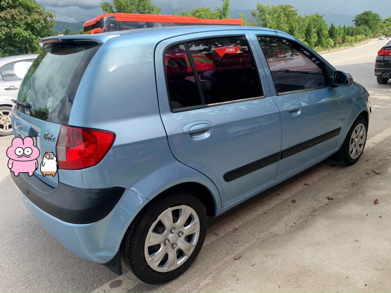 Hyundai Getz 2008 - Màu xanh lam, giá chỉ 130 triệu