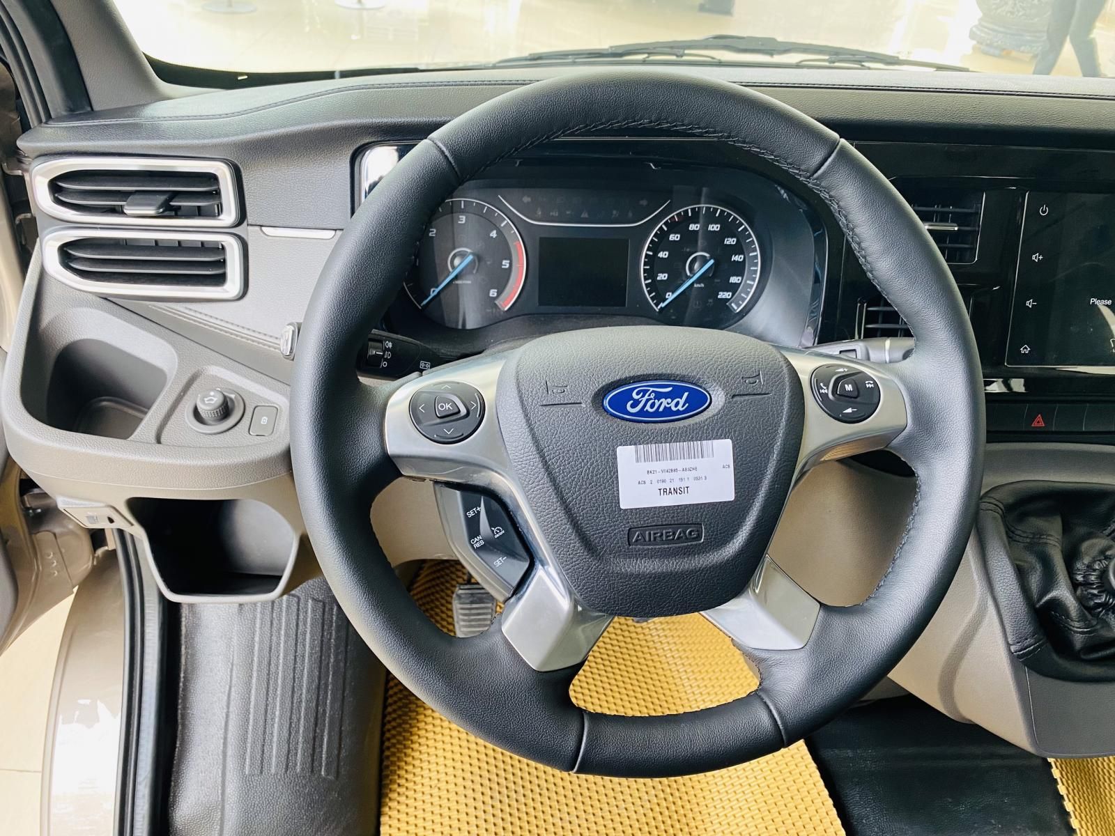 Ford Transit 2022 - Sẵn xe, giao tháng 1, giá siêu tốt, tặng cửa điện. Hỗ trợ làm biển HN, biển vàng, tem HĐ, làm cải tạo van 3,6 chỗ