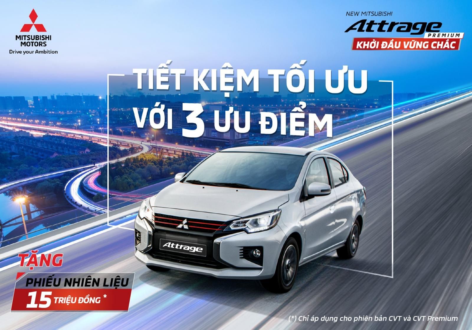 Mitsubishi Attrage 2022 - MITSUBISHI - dòng xe tiết kiệm phù hợp mọi gia đình Việt