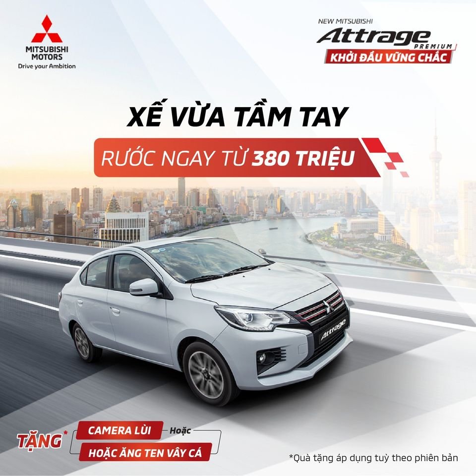 Mitsubishi Attrage 2022 - MITSUBISHI - dòng xe tiết kiệm phù hợp mọi gia đình Việt