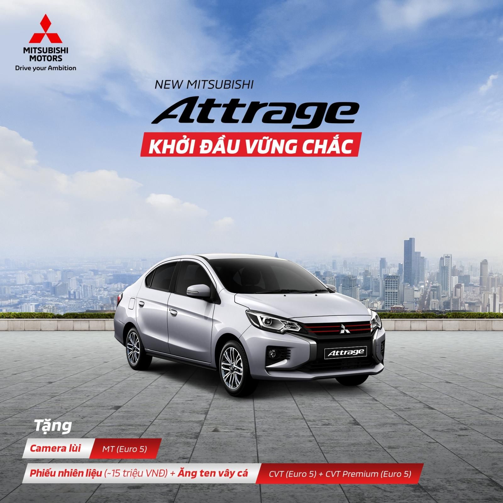 Mitsubishi Attrage 2022 - MITSUBISHI - dòng xe tiết kiệm phù hợp mọi gia đình Việt