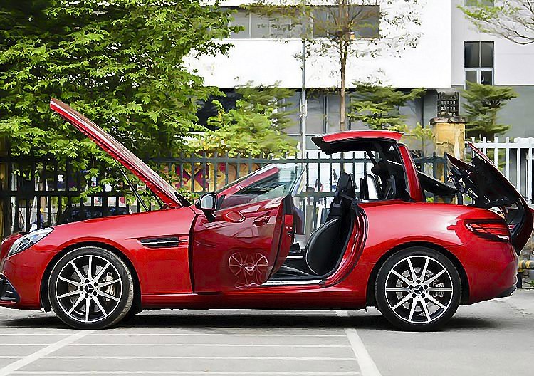 Mercedes-Benz SLC 43   AT 2017 - Cần bán xe Mercedes SLC 43 AT năm 2017, màu đỏ, xe nhập