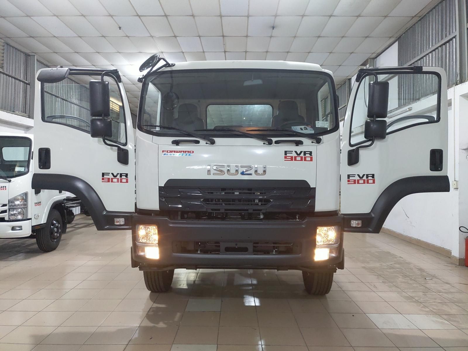 Isuzu F-SERIES  2022 - Isuzu FVR900 thùng lửng lắp cẩu Tadano, giao xe ngay, giá tốt, hỗ trợ vay ngân hàng thủ tục nhanh gọn