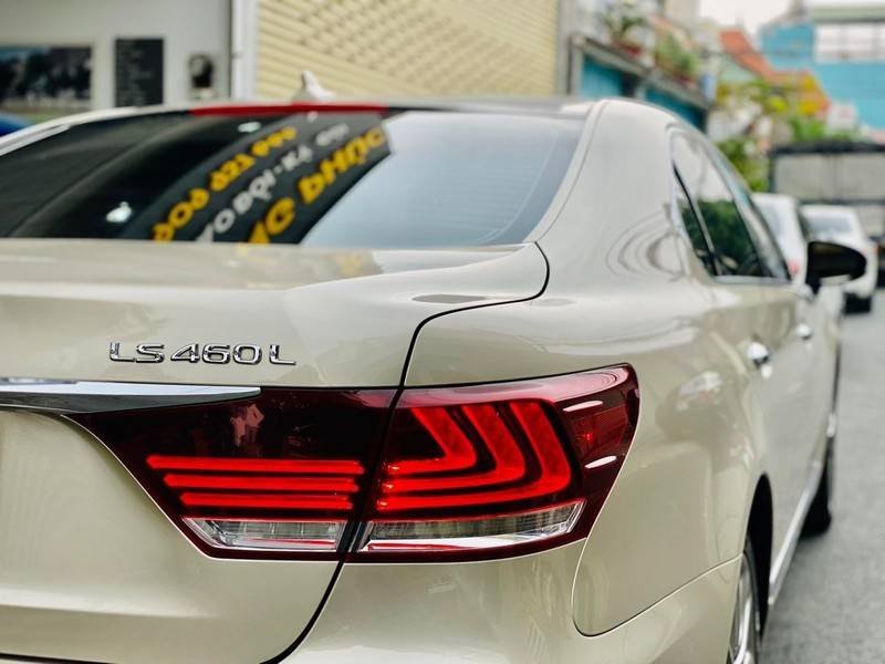 Lexus LS 460 2012 - Vàng cát nội thất nâu model 2013