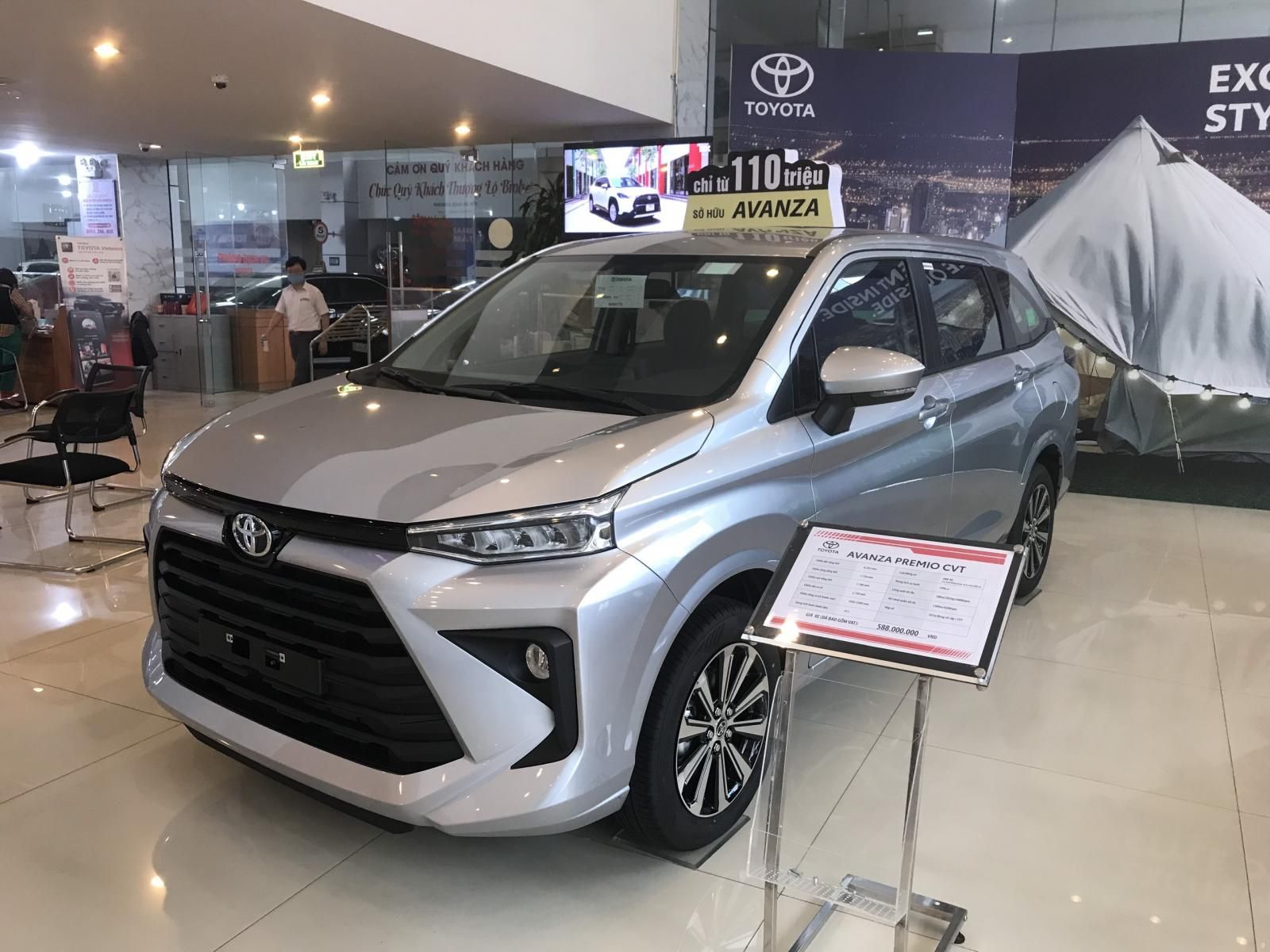 Toyota Avanza Premio 2022 - Giá rẻ nhất Nghệ An, xe giao ngay, trả góp 80%