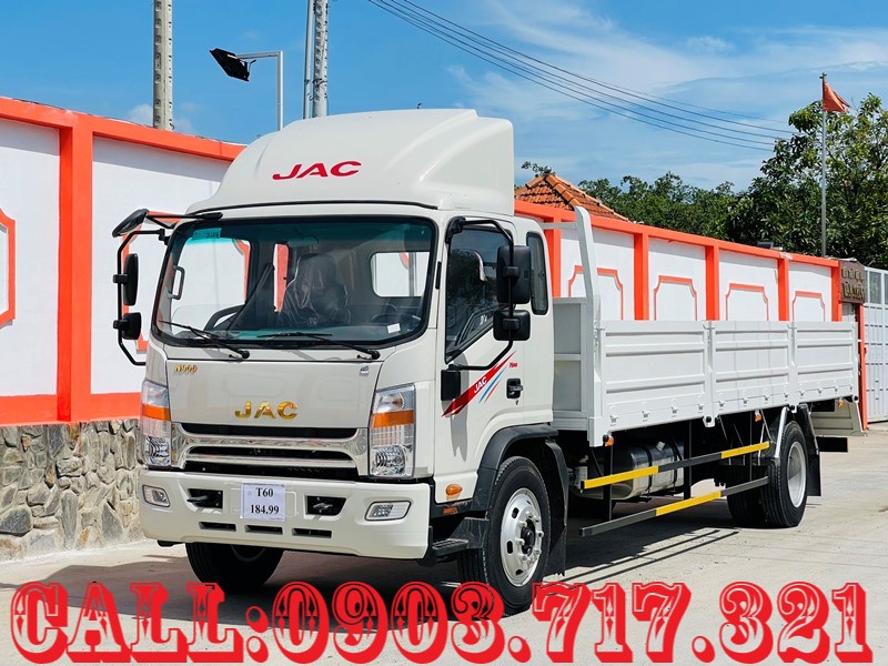 Xe tải 5 tấn - dưới 10 tấn 2022 - Xe tải Jac N900 9T4. Bán xe tải Jac N900 thùng lửng máy Cummins 