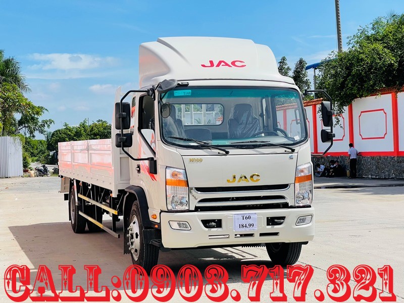 Xe tải 5 tấn - dưới 10 tấn 2022 - Xe tải Jac N900 9T4. Bán xe tải Jac N900 thùng lửng máy Cummins 