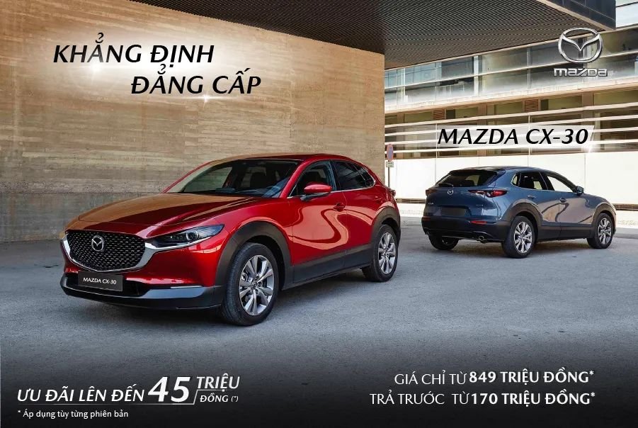 Mazda CX-30 2022 - Sẵn xe giao ngay đỏ pha lê