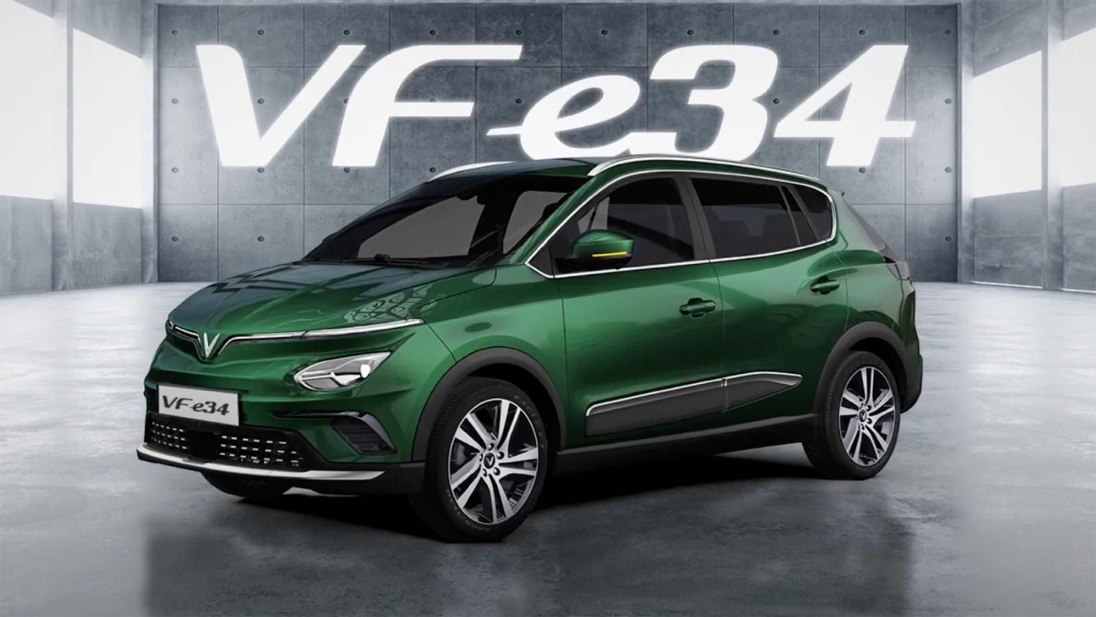 VinFast VF e34 2022 - Ưu đãi - Hỗ trợ áp Voucher - Ưu đãi tốt nhất liên hệ hotline