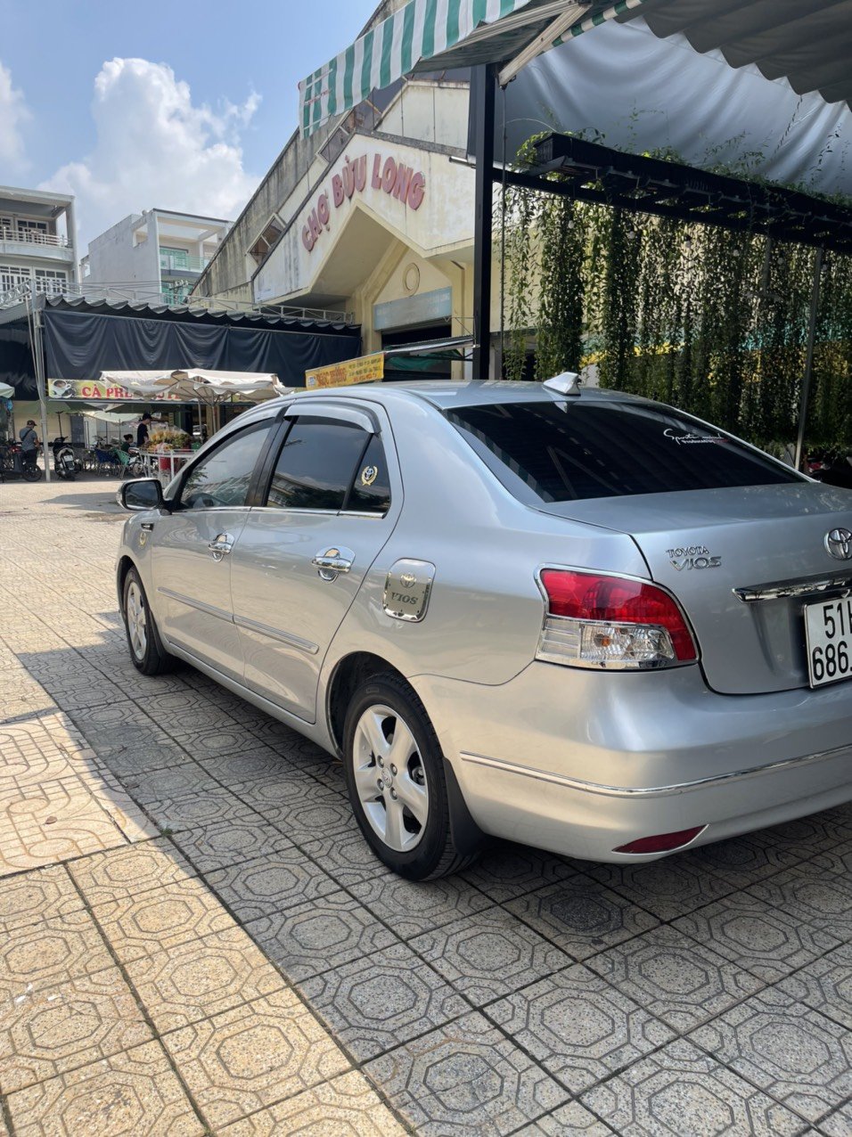 Toyota Vios 2008 - Xe màu bạc - Số sàn - Bao test hãng