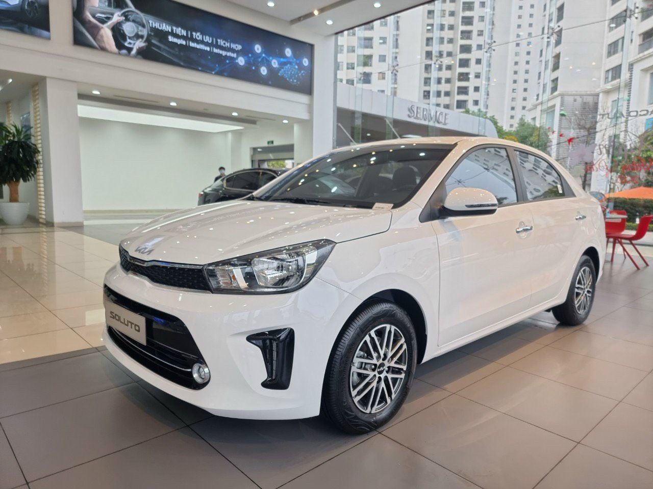 Kia Soluto 2022 - Giảm nhiều tiền mặt, tặng thẻ chăm xe 1 năm, trả góp lãi suất thấp