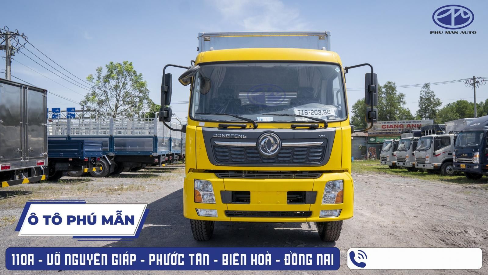 Dongfeng (DFM) B180 2022 - Xe tải 9 tấn, thùng 8.8 mét phiên bản Euro5