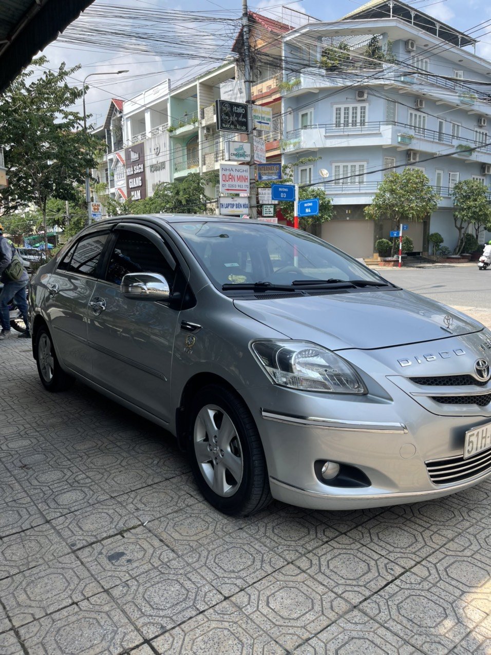 Toyota Vios 2008 - Xe màu bạc - Số sàn - Bao test hãng