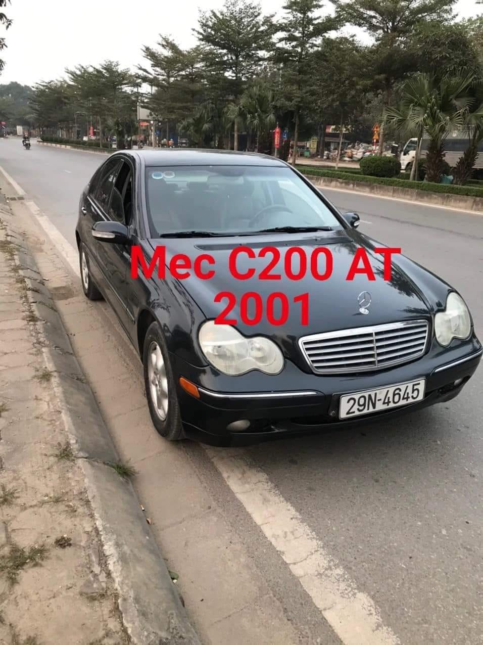 Mercedes-Benz C200 2001 - Màu đen, giá chỉ 116 triệu
