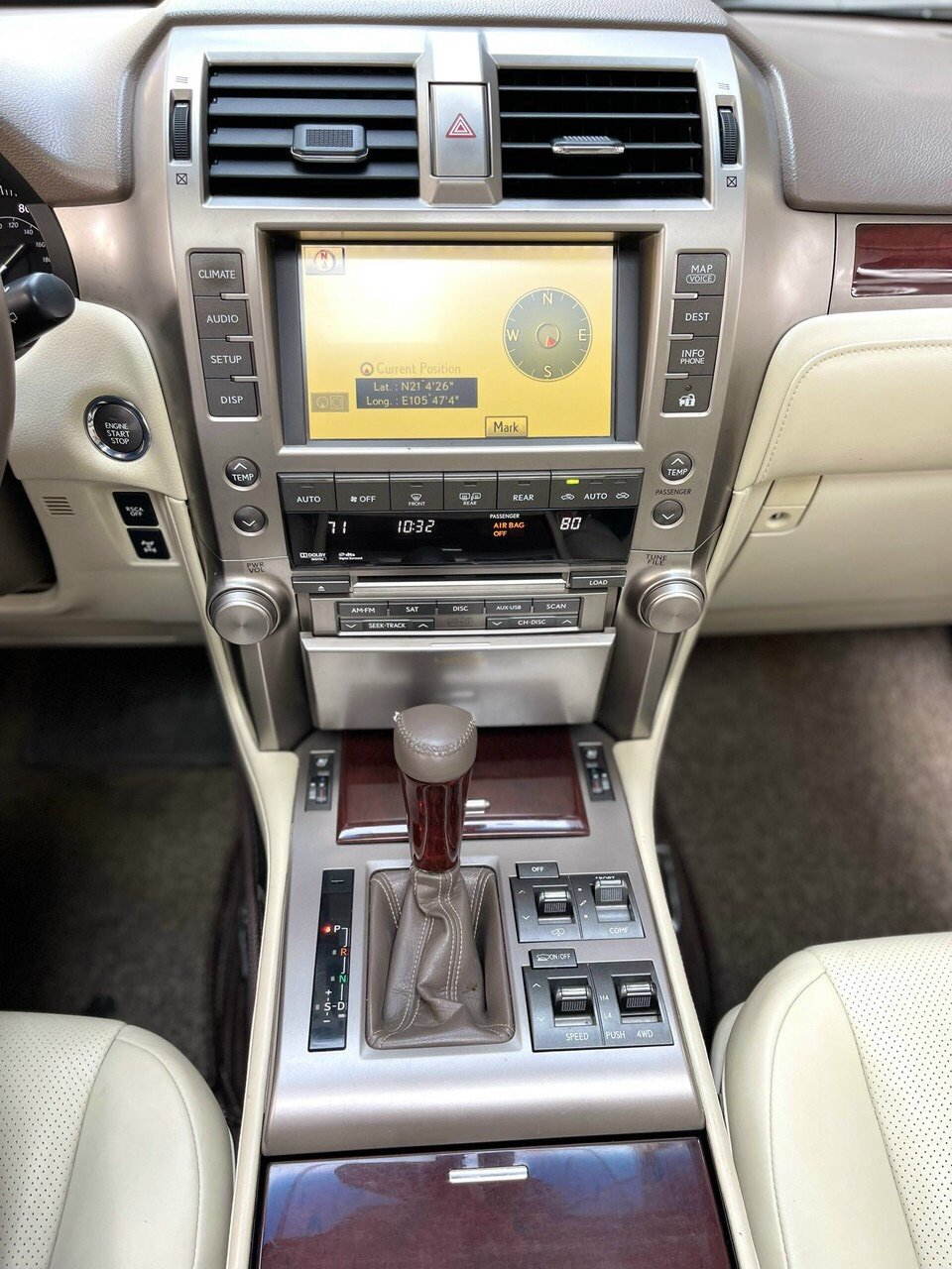 Lexus GX 460 2009 - Biển Hà Nội, nội thất kem