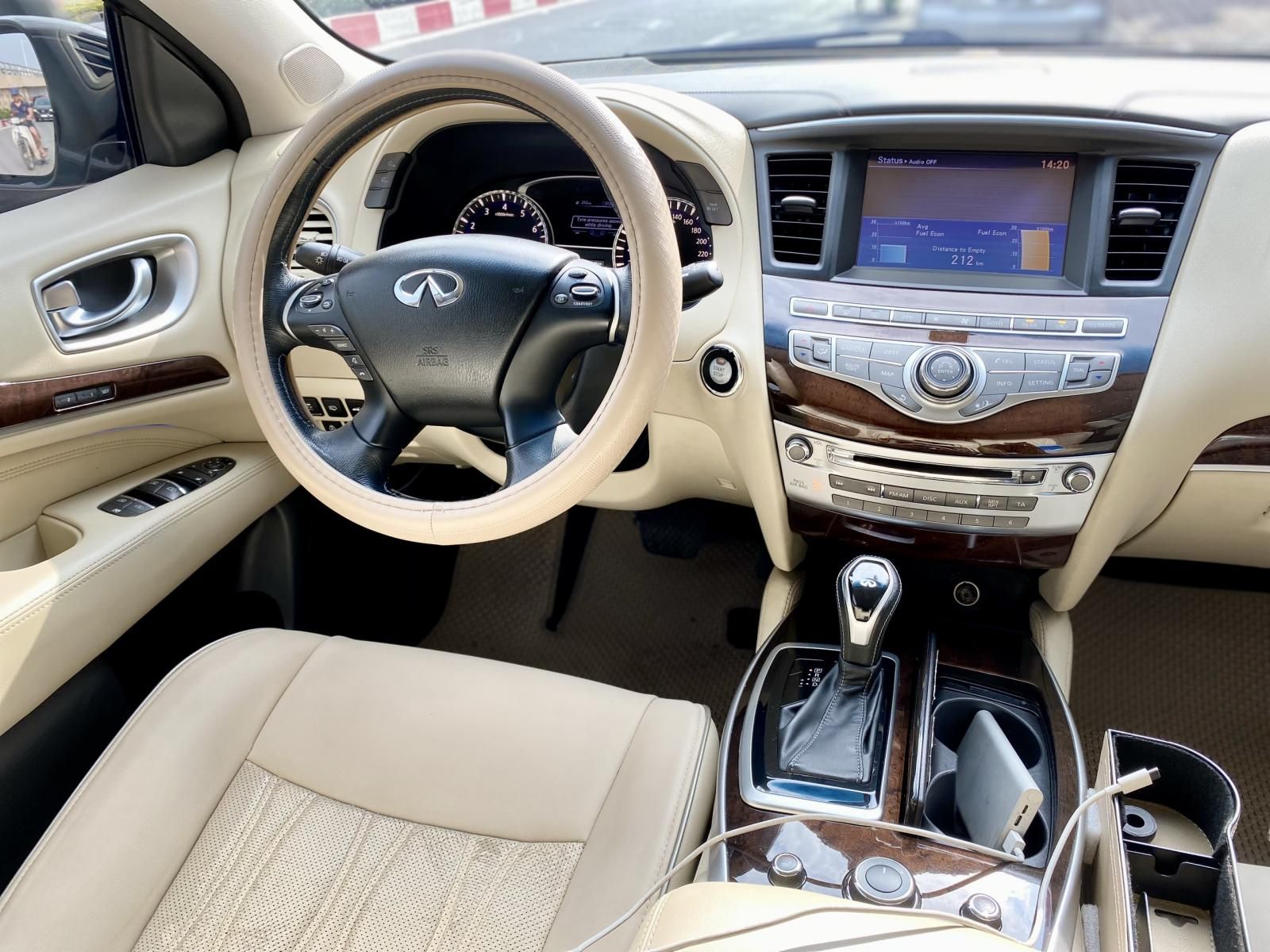 Infiniti QX60 2016 - Ngoại thất xanh canvansite, nội thất kem