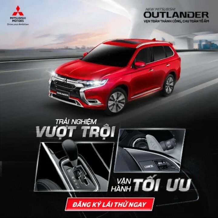 Mitsubishi Outlander 2022 - Sẵn xe giao ngay - Đủ màu - Ưu đãi lên đến 50 Triệu kèm thêm bộ phụ kiện chính hãng