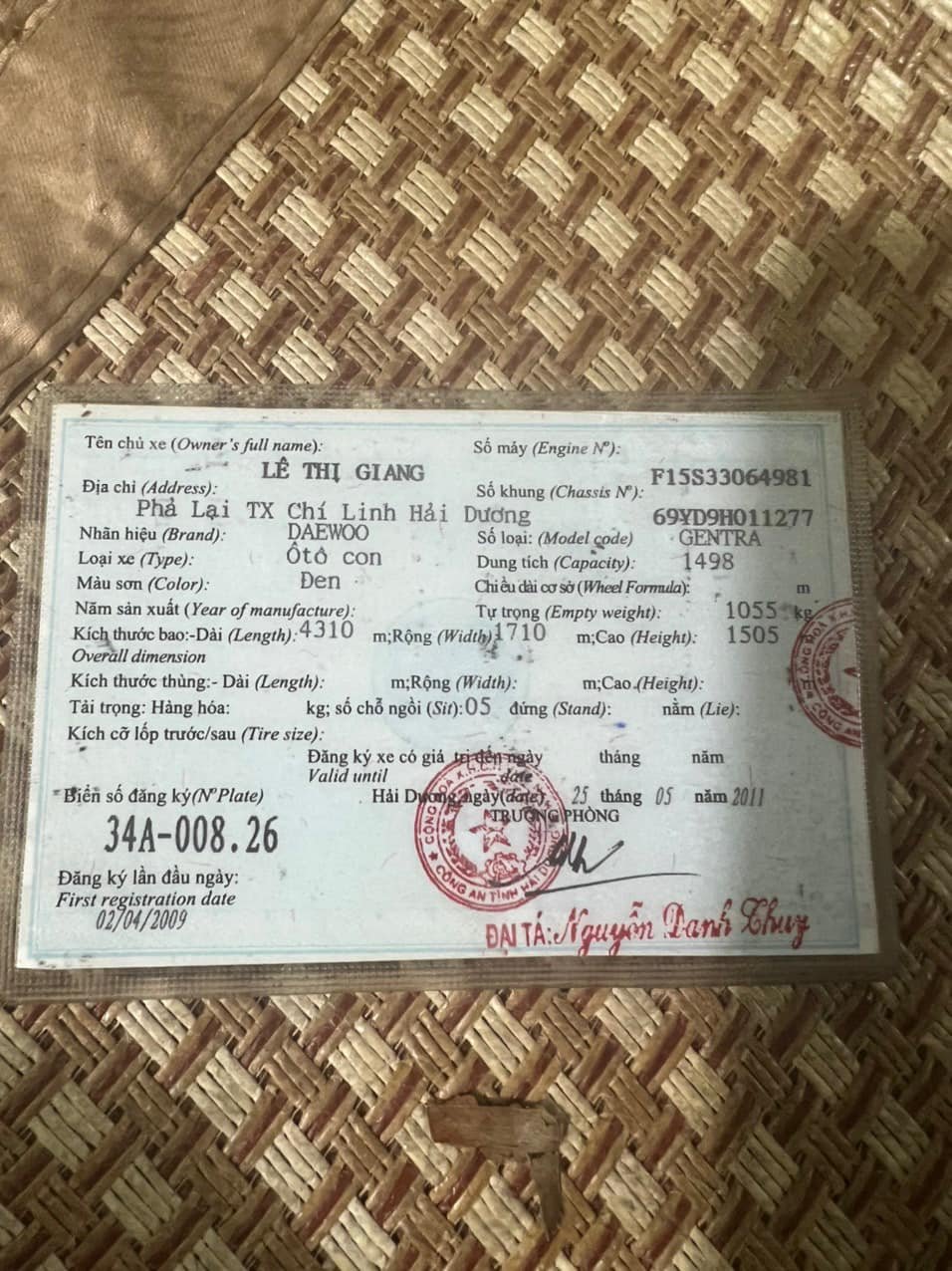 Daewoo Gentra 2009 - Màu đen, giá 115tr