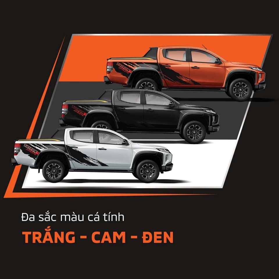 Mitsubishi Triton 2022 - Xe bán tải mạnh mẽ - Ưu đãi Nắp thùng hoặc bảo hiểm thân vỏ - Ưu đãi lãi suất 9,9%/năm