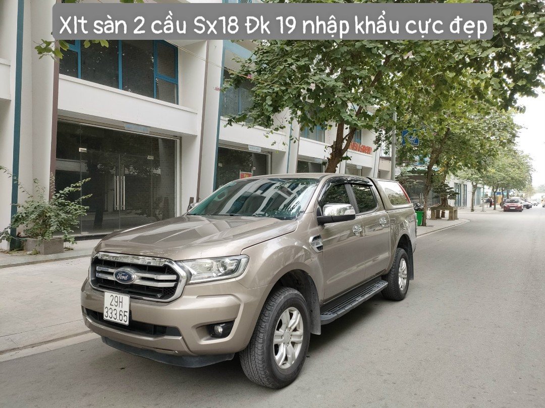 Ford Ranger 2018 - Đăng ký 12/2019 màu vàng cát cực đẹp, 1 chủ sử dụng cẩn thận