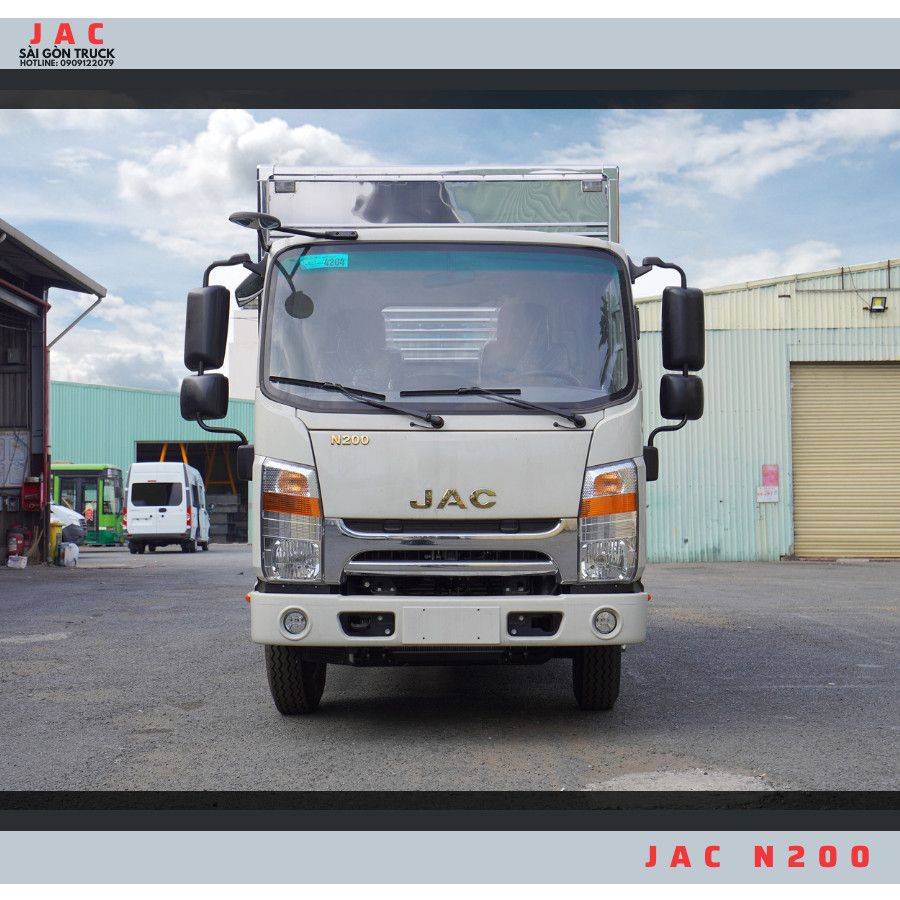 JAC N200 2022 - Xe tải JAC 1T9 động cơ Isuzu lợi dầu