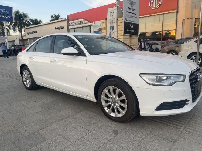 Audi A6 2013 - Màu trắng, nhập khẩu Đức, chạy 71648 km, xe cực đẹp