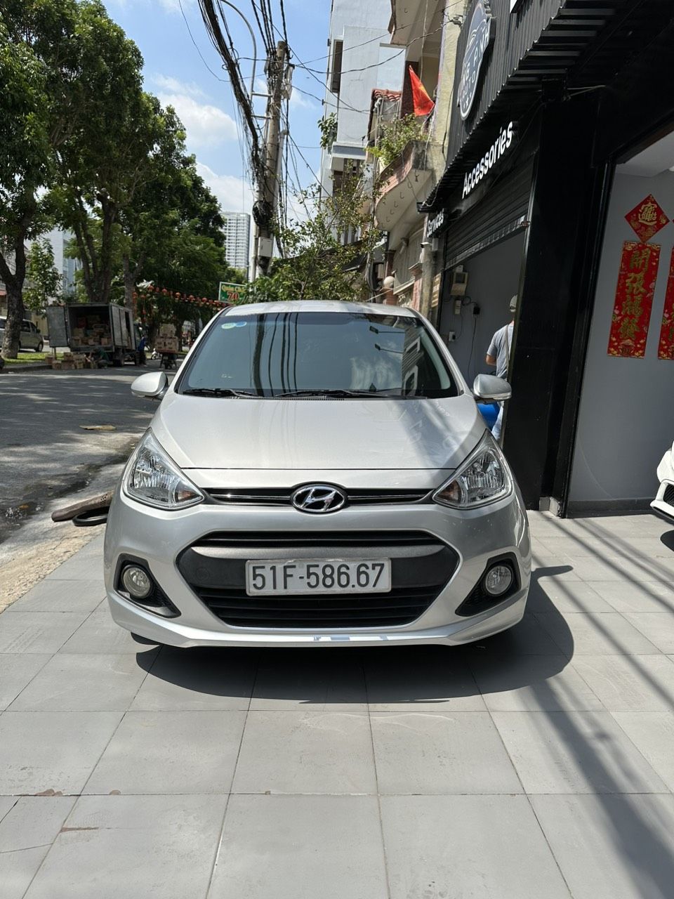 Hyundai Grand i10 2016 - Màu bạc, xe nhập, giá chỉ 318 triệu