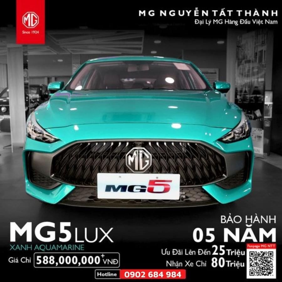 MG 2022 - Aquamarine thời thượng - Giá chỉ 570 triệu