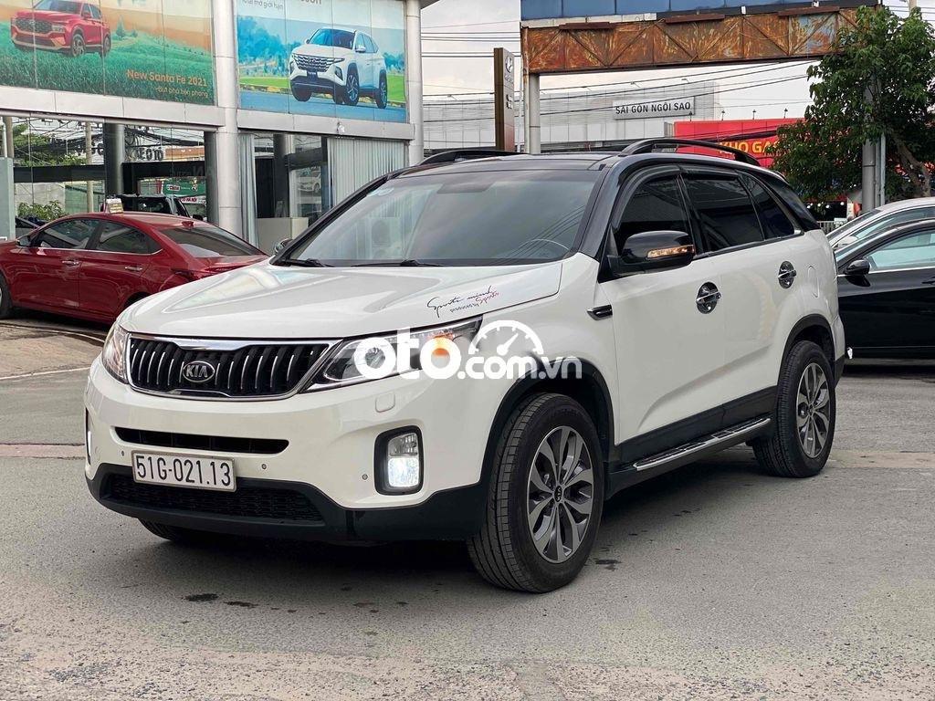 Kia Sorento New  GATH xăng full màu trắng biển SG 2015 2015 - New Sorento GATH xăng full màu trắng biển SG 2015