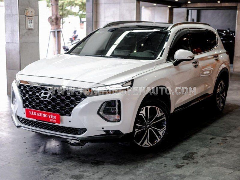 Hyundai Santa Fe 2019 - Màu trắng