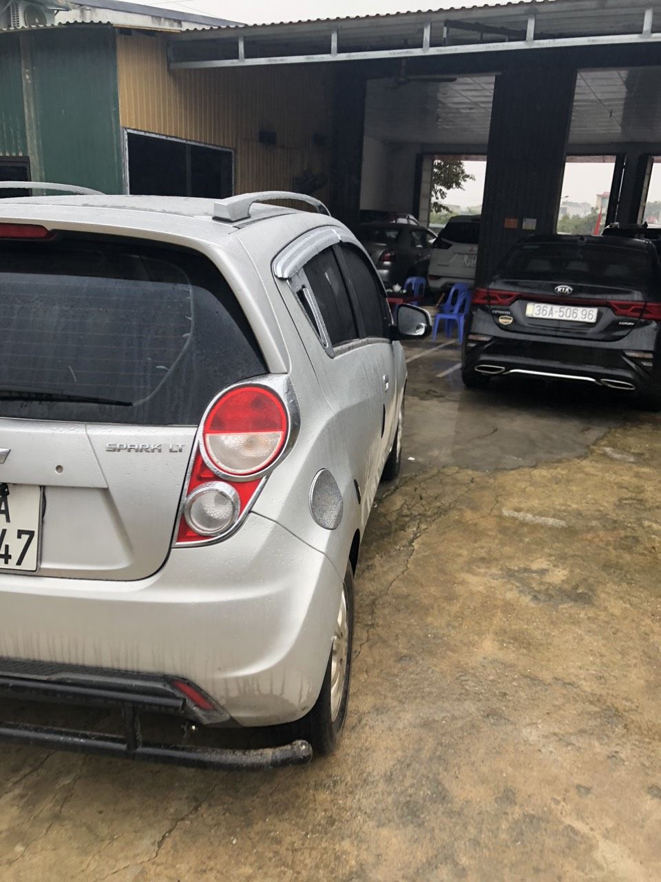 Chevrolet Spark 2013 - Xe màu bạc