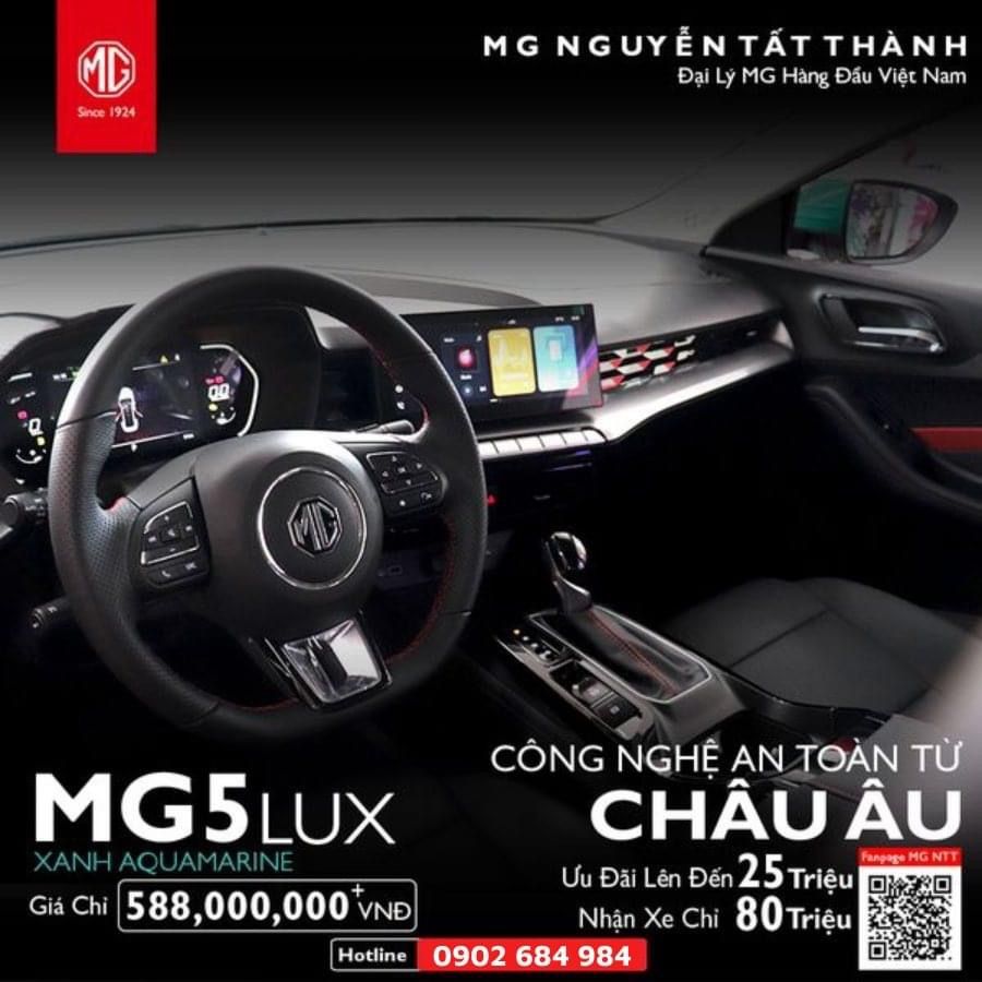 MG 2022 - Aquamarine thời thượng - Giá chỉ 570 triệu