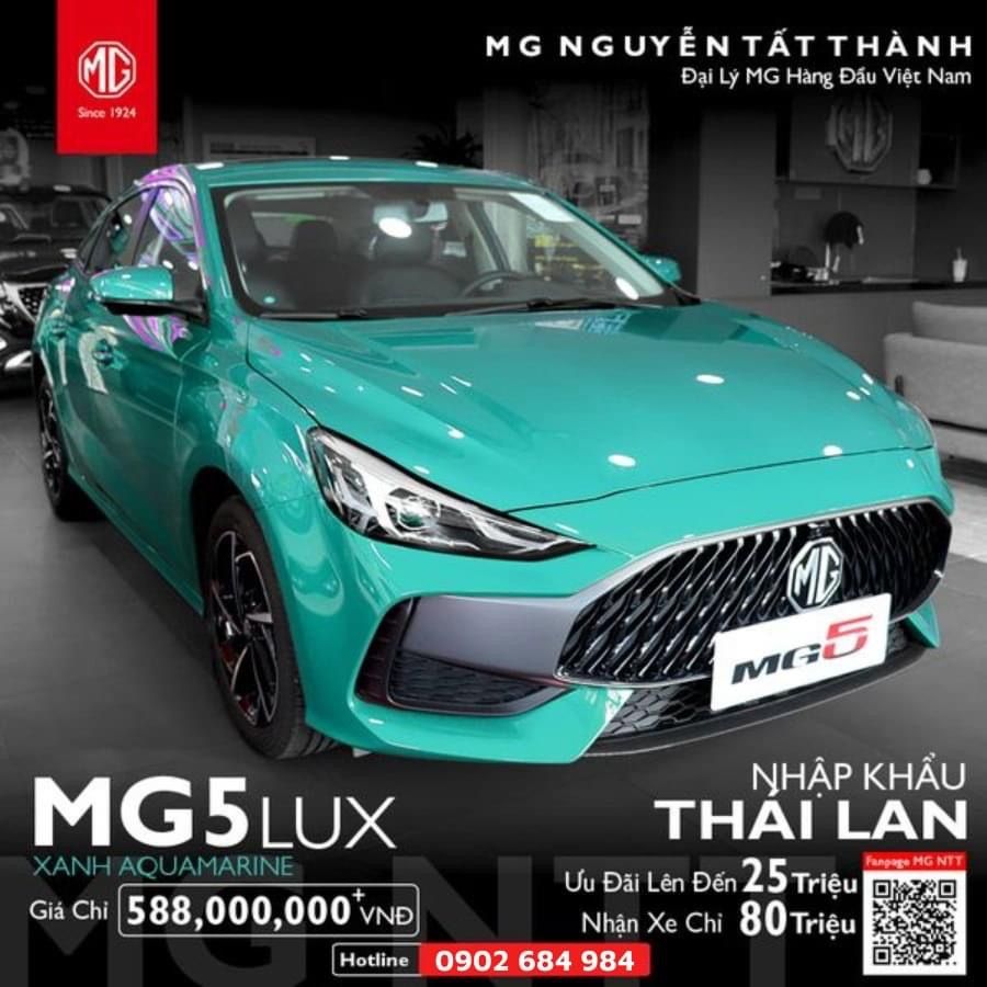 MG 2022 - Aquamarine thời thượng - Giá chỉ 570 triệu