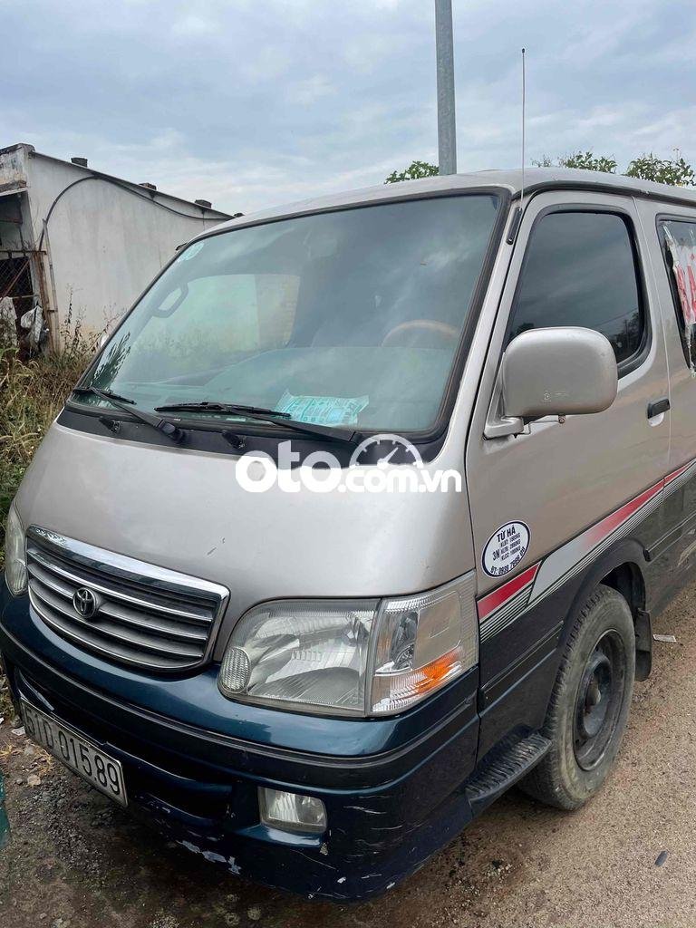 Toyota Hiace báb tải  3 chổ 1000kg 2001 - báb tải van 3 chổ 1000kg