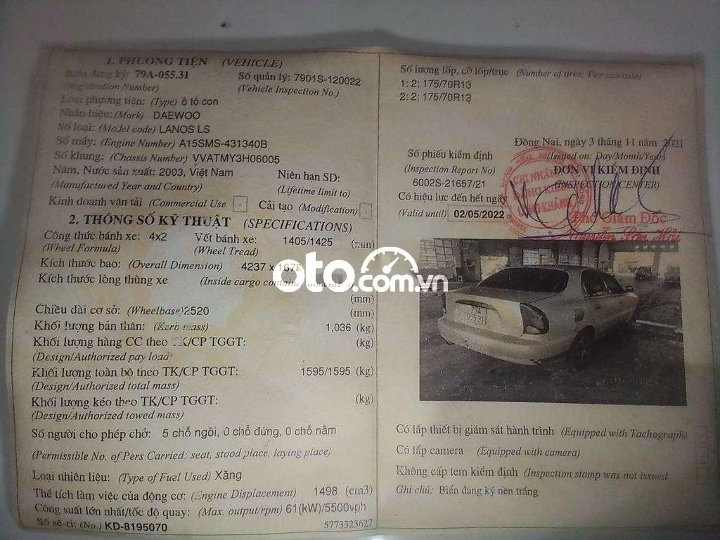 Daewoo Lanos Bán xe giá rẻ 2003 - Bán xe giá rẻ