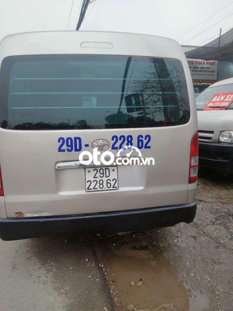 Toyota Hiace  3 chỗ 890kg máy dầu. 2007 - Toyota 3 chỗ 890kg máy dầu.