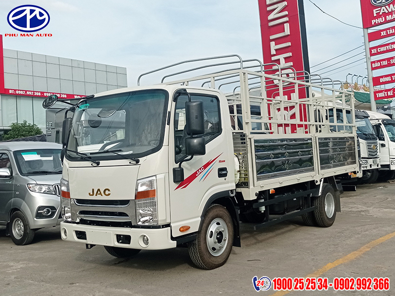 JAC N350S 2023 - Xe tải 3T5 thùng 4m4 model 2023 Chỉ 110Tr nhận xe ngay 